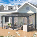YODOLLA 16' x 10' Gazebo Outdoor Pergola，Dark Graybest