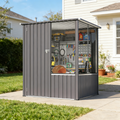 YODOLLA 5x5 FT Storage Shed, Metal Sheds & Outdoor Storage