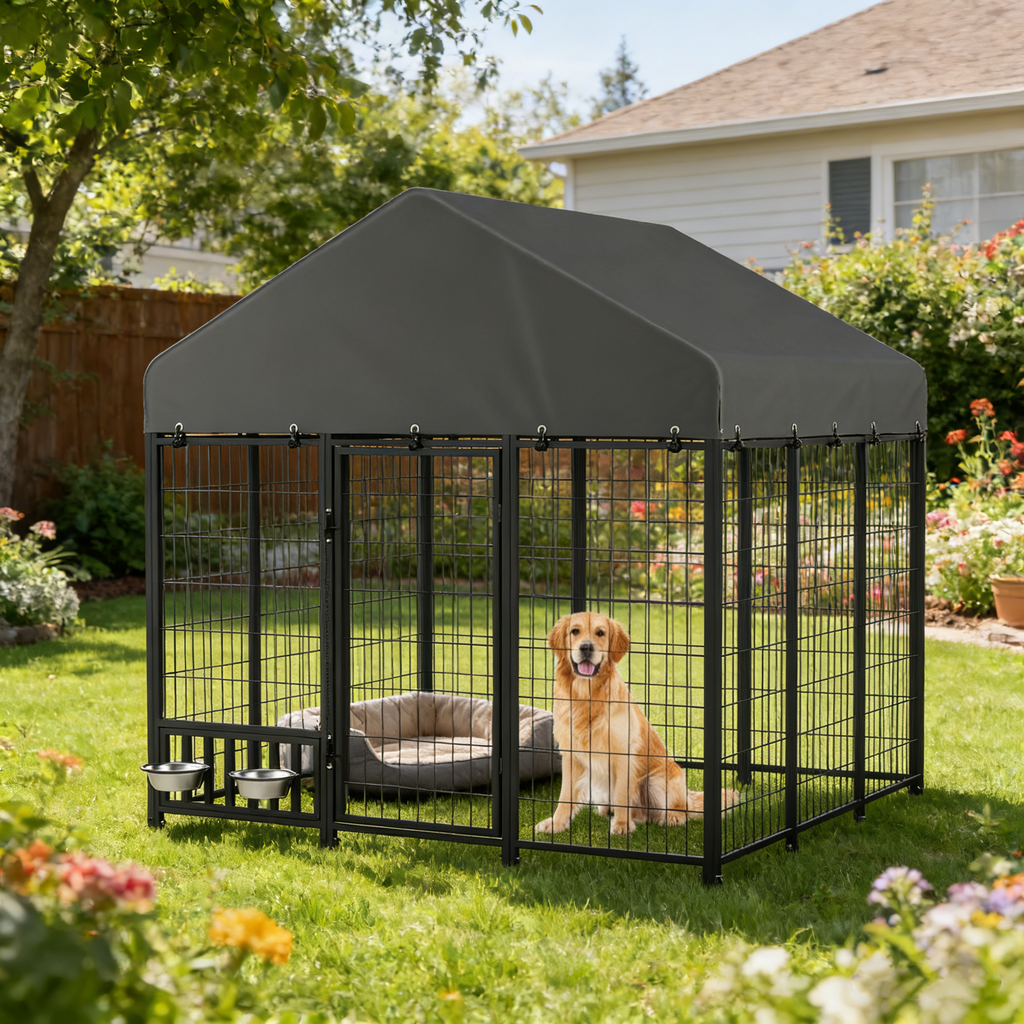 YODOLLA 6x6 Heavy Duty Outdoor Dog Kennel