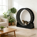 YODOLLA 39.3” Cat Wheel for Indoor Cats, Black