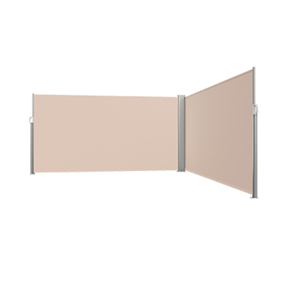 YODOLLA 236" x 63" Splashproof Retractable Side Awning, Beige