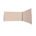 YODOLLA 236" x 63" Splashproof Retractable Side Awning, Beige