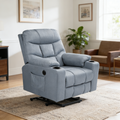 YODOLLA Massage Power Lift Recliner for Elderly, Linen Fabric, Greybest