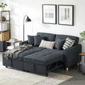 YODOLLA Comfortable 3-1 Convertible Sofa Bed,Navy