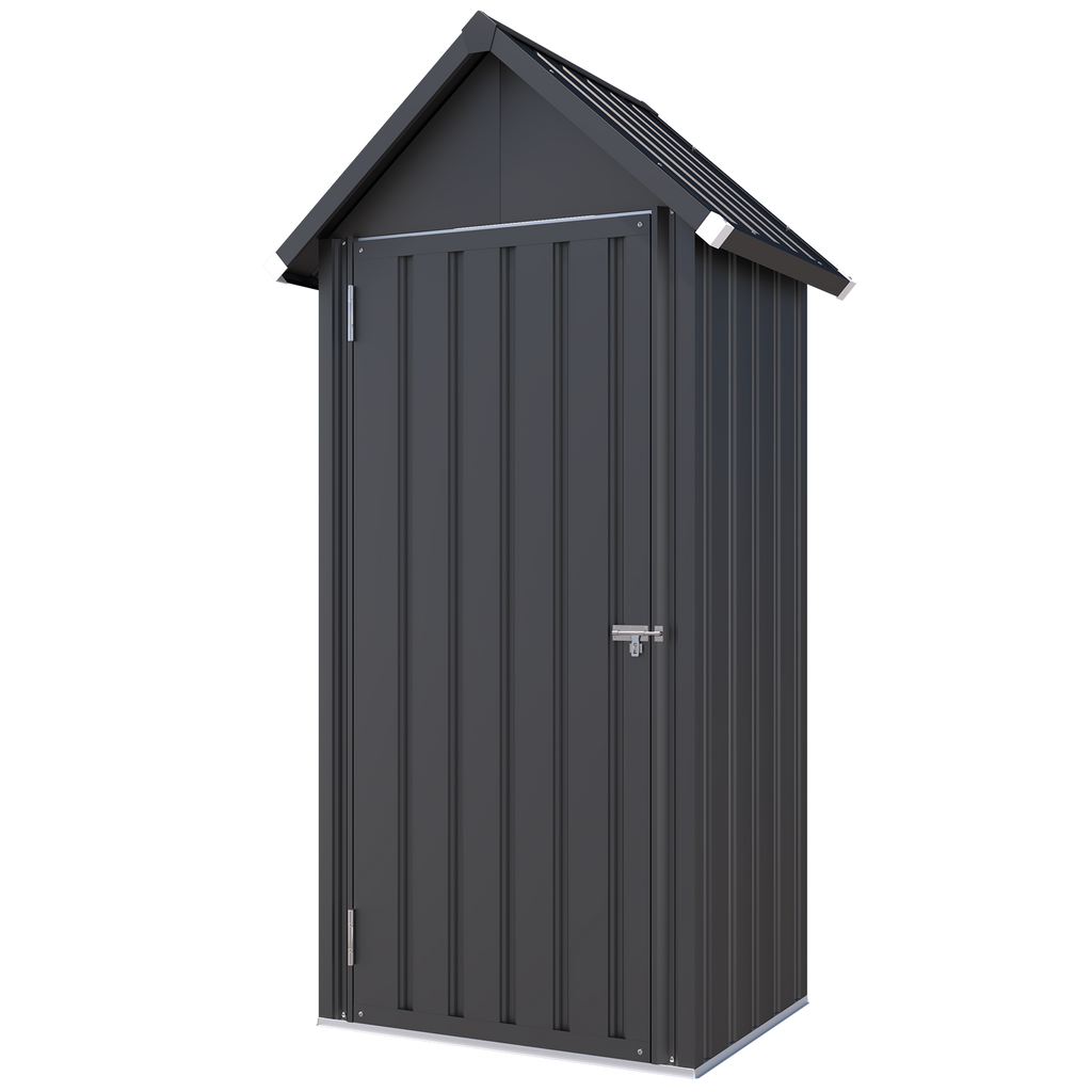 YODOLLA Vertical Outdoor Storage Cabinet with 2 Removeable Shelves