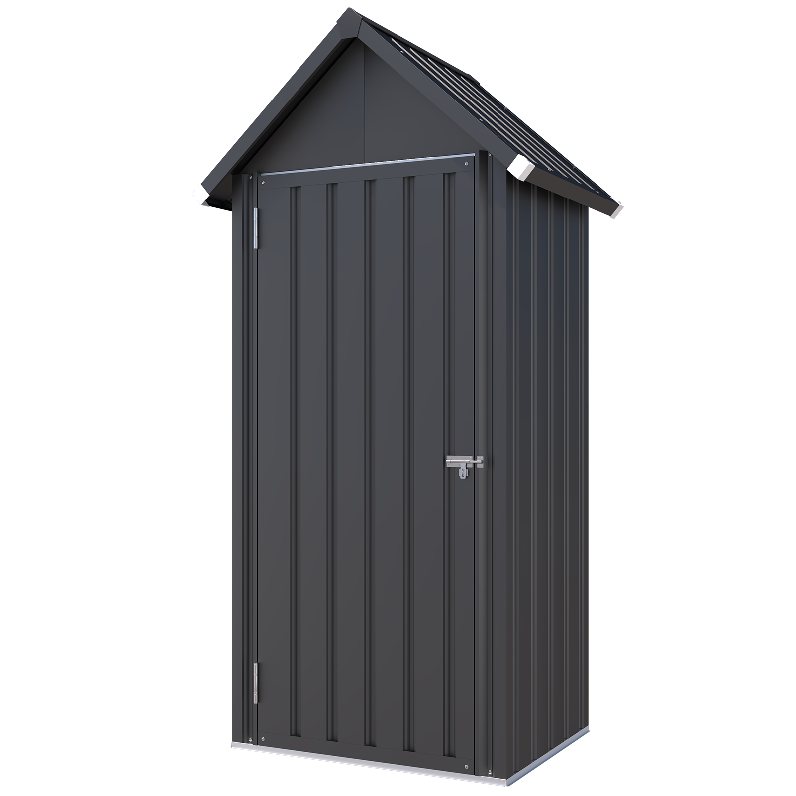 YODOLLA Vertical Outdoor Storage Cabinet with 2 Removeable Shelves