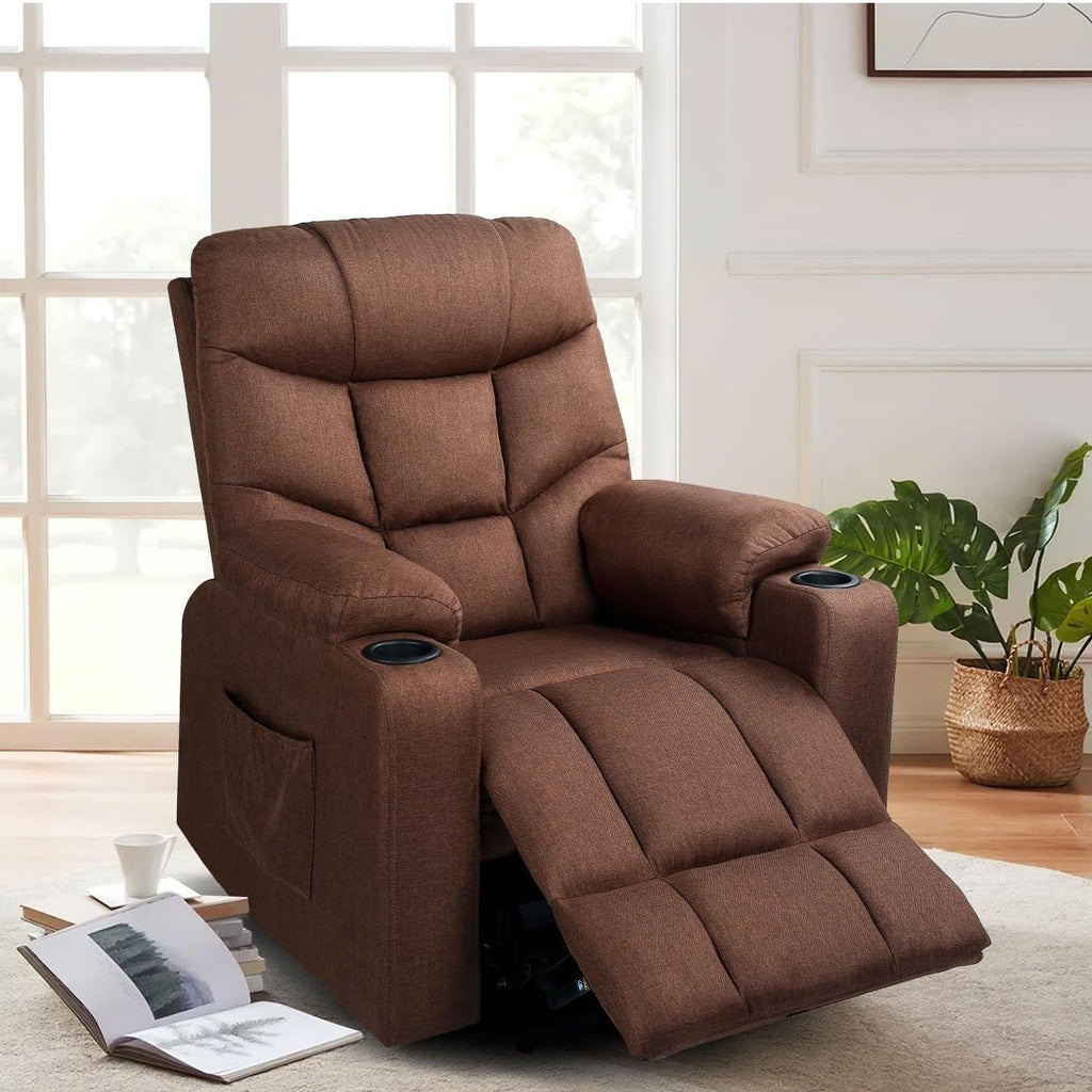 YODOLLA Massage Power Lift Recliner for Elderly, Electric Lift Chair, Brownbest