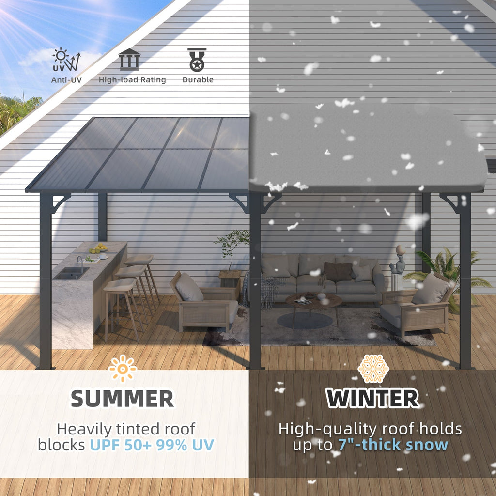 YODOLLA 16' x 10' Gazebo Outdoor Pergola，Dark Graybest