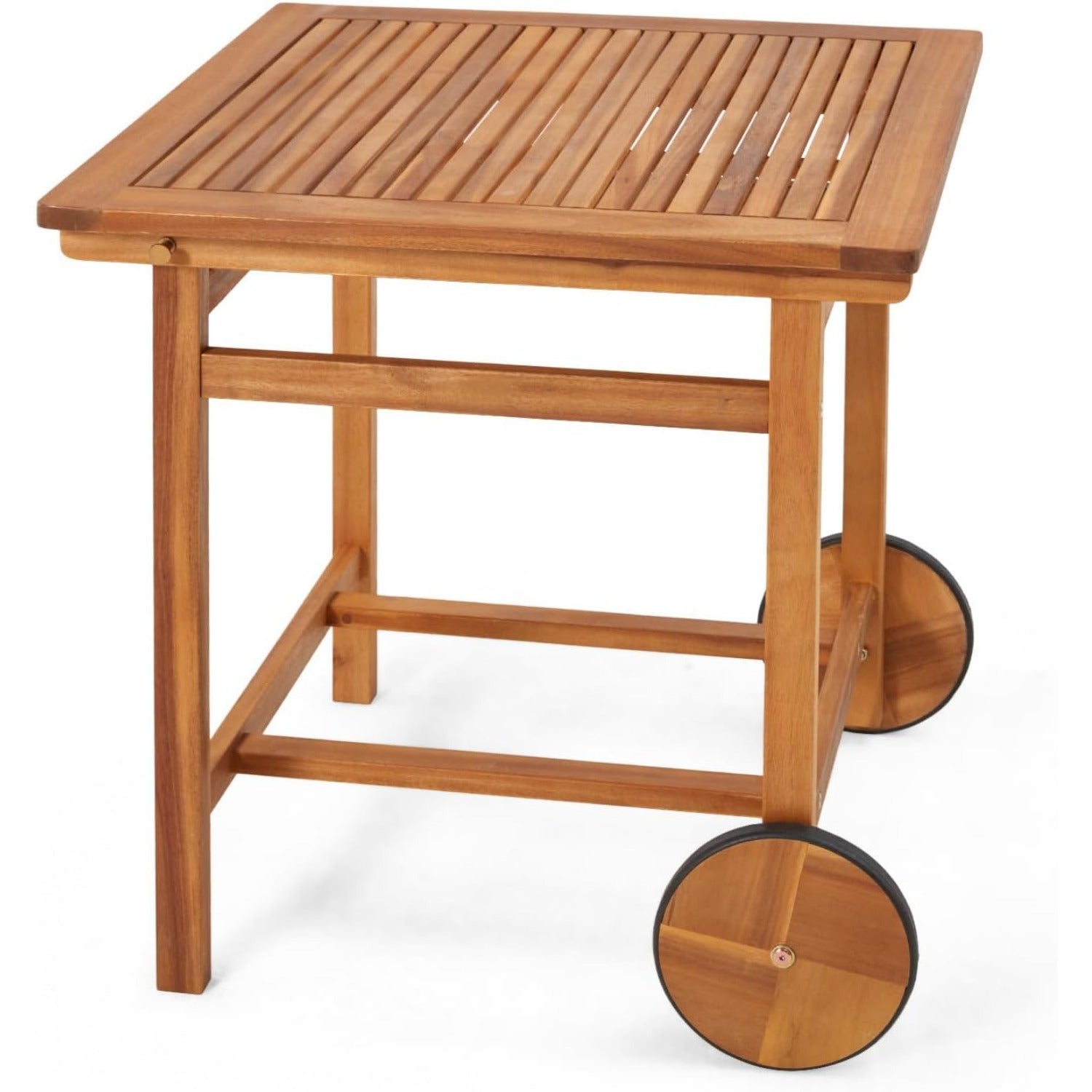 YODOLLA Outdoor Folding Chairs Set, Wooden Patio Dining Set