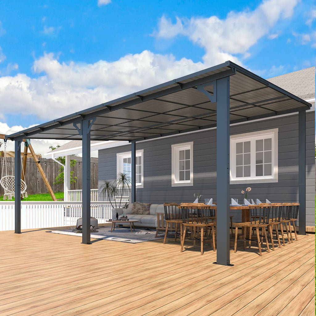 YODOLLA 16' x 12' Gazebo Outdoor Pergola