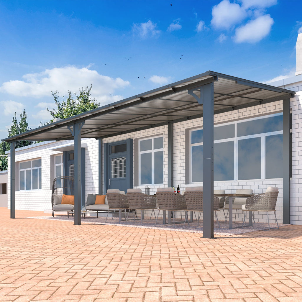 YODOLLA 20' x 10' Gazebo Outdoor Pergola