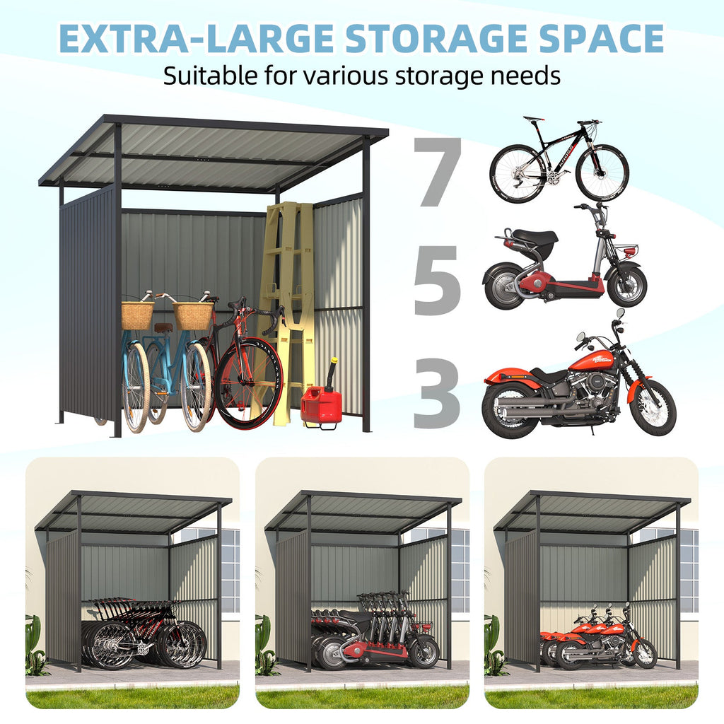 YODOLLA 6' x 6' Gazebo Outdoor Pergola for Patio, Small Lean to Hardtop Grill Gazebo