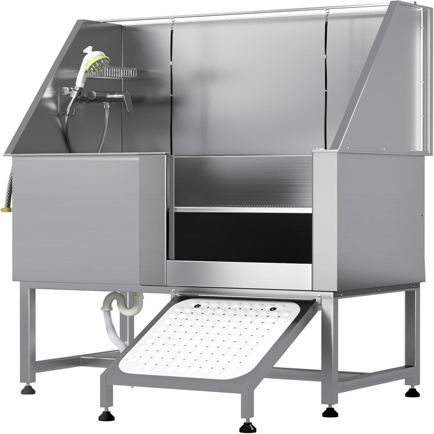 YODOLLA Professional Stainless Steel Dog Washing Station for Large
