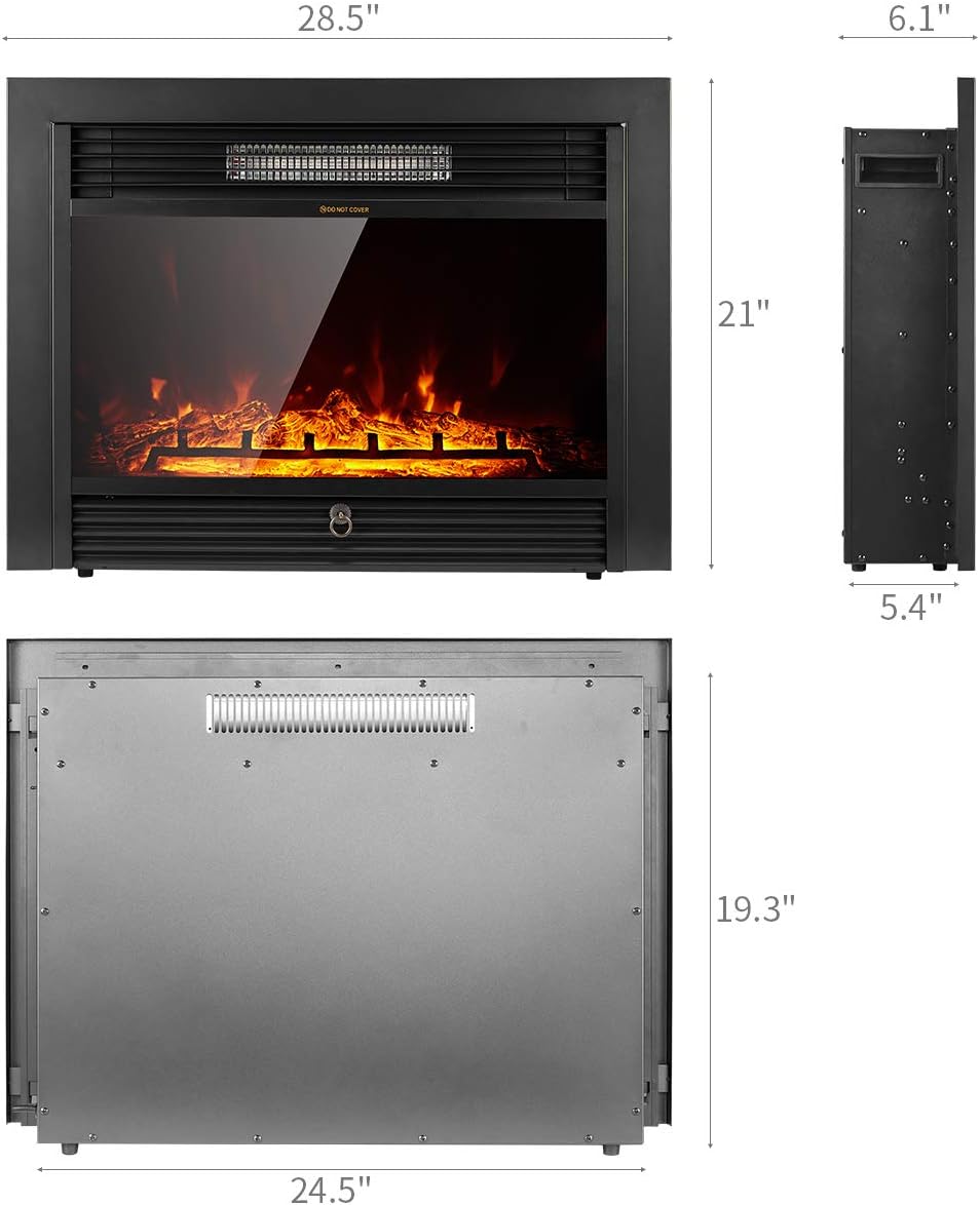 YODOLLA 28.5" Electric Fireplace Insertbest