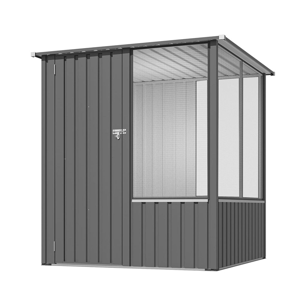 YODOLLA 5x5 FT Storage Shed, Metal Sheds & Outdoor Storage