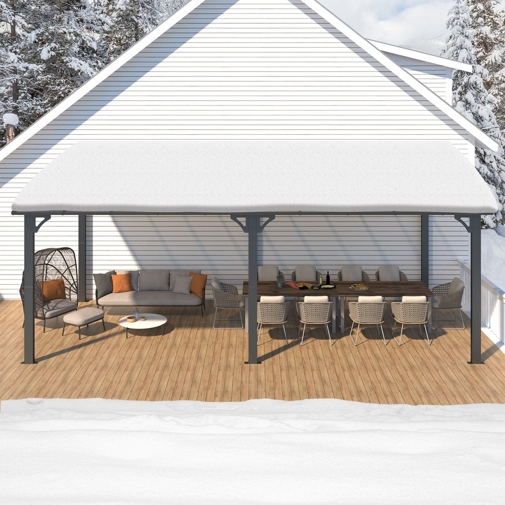 YODOLLA 20' x 10' Gazebo Outdoor Pergola