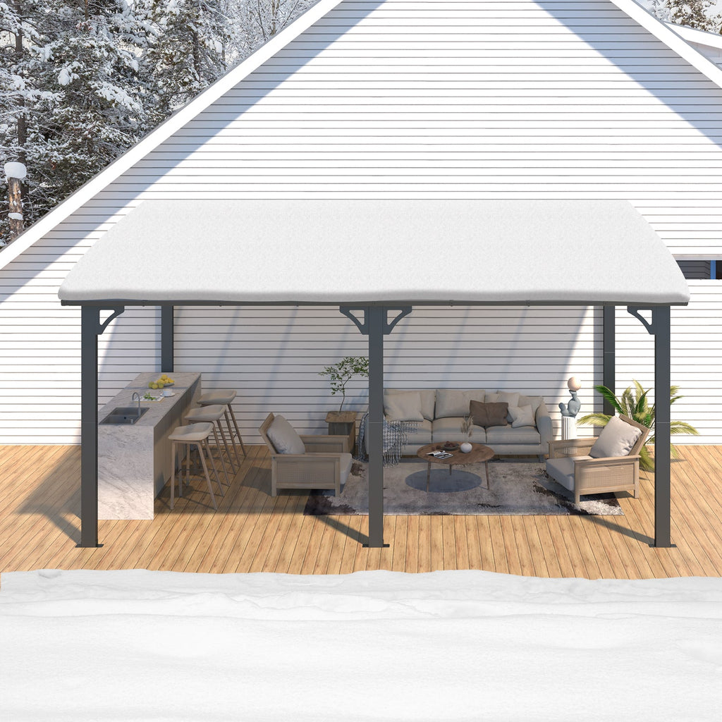 YODOLLA 16' x 10' Gazebo Outdoor Pergola