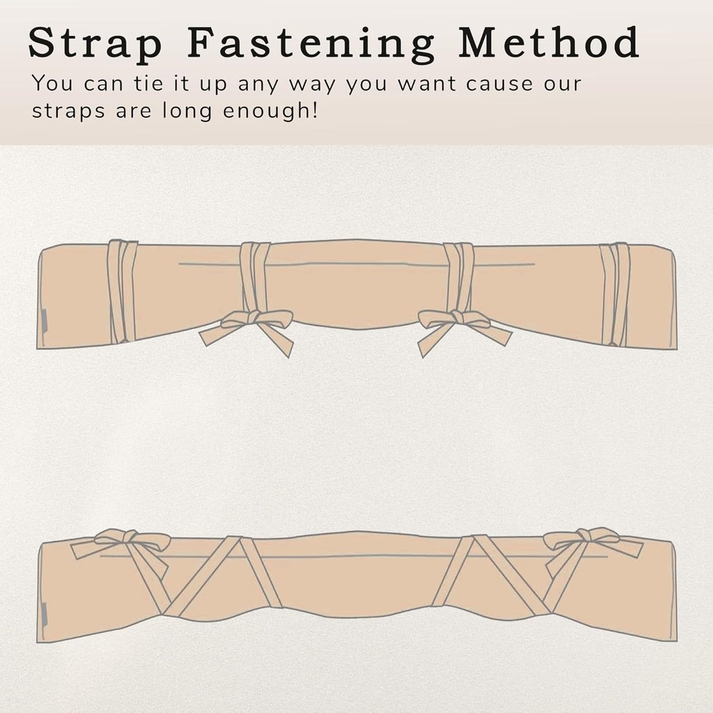 YODOLLA  Storage Bag for 10' Wide Awnings for Patio,Beige