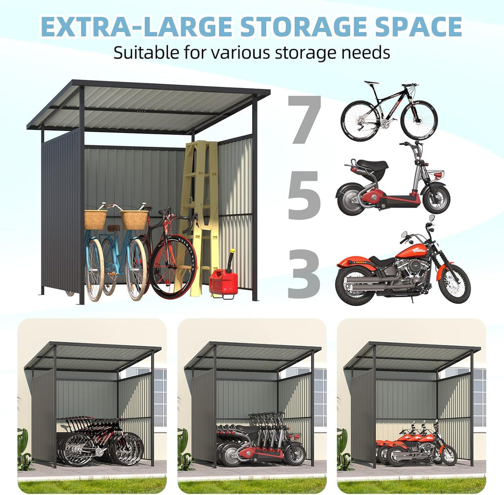 YODOLLA 6' x 6' Gazebo Outdoor Pergola for Patio, Small Lean to Hardtop Grill Gazebobest