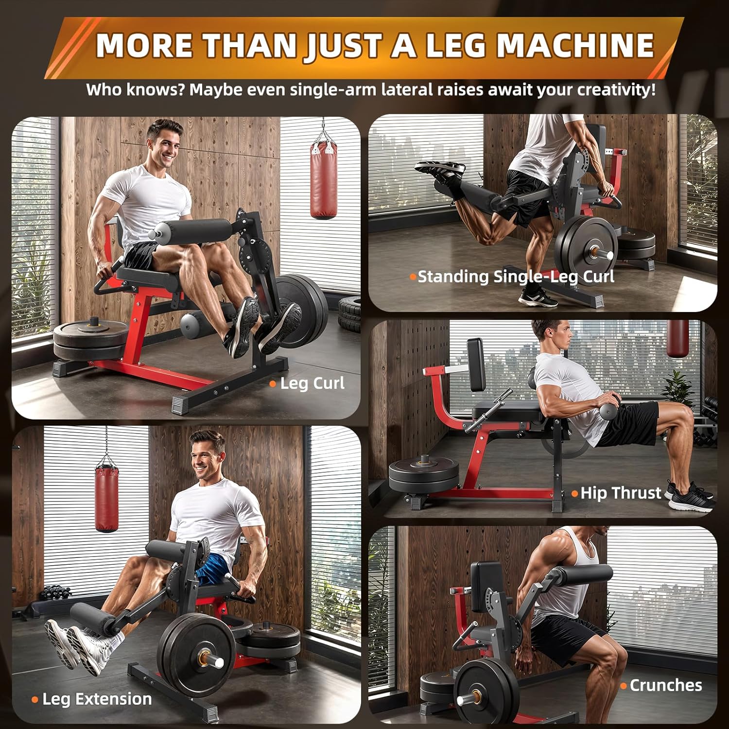 YODOLLA Leg Extension and Curl Lower Body Workout Machinebest