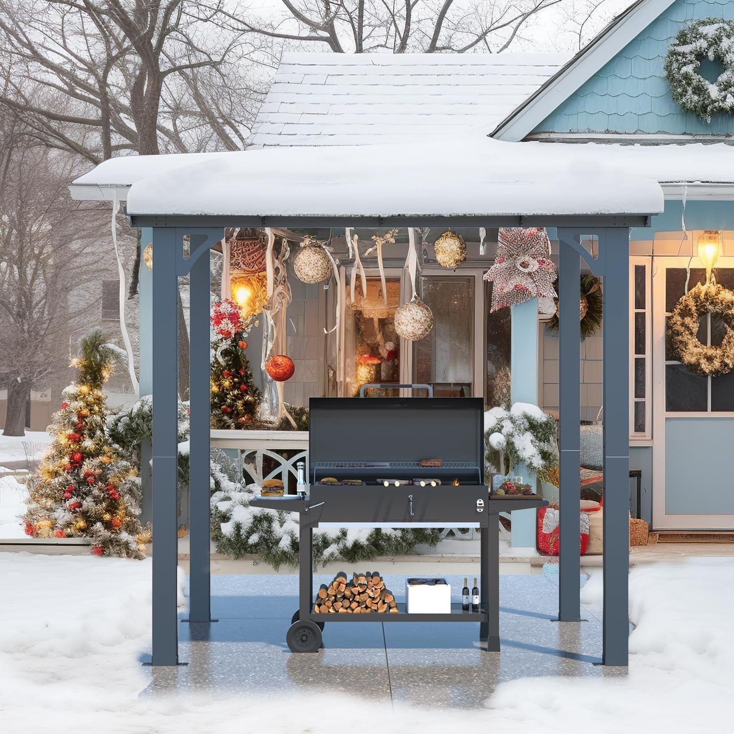 YODOLLA 8' x 5' Gazebo Outdoor Pergola