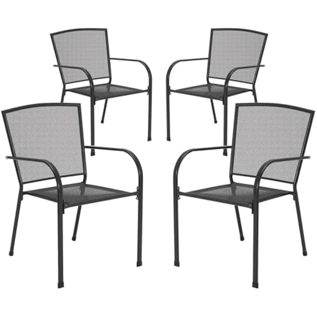 YODOLLA Stackable Patio Dining Chairs Set of 4best