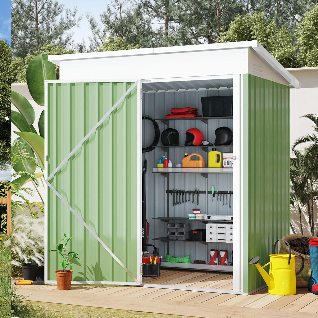YODOLLA 5'x3' Outdoor Storage Shed