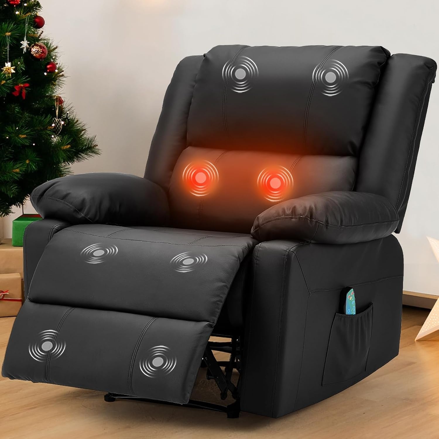 YODOLLA Massage Recliner Chair, Black