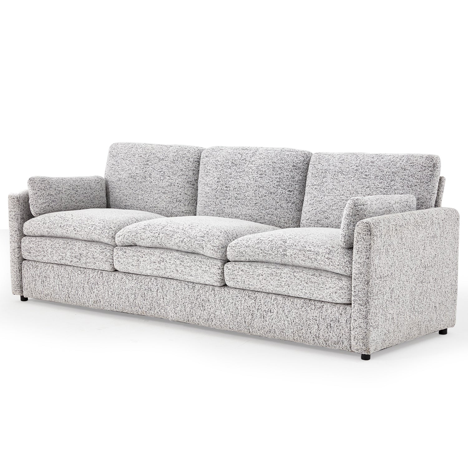 YODOLLA 89" Chenille Sofa, 3-Seater, 2 Removable Pillows, Graybest