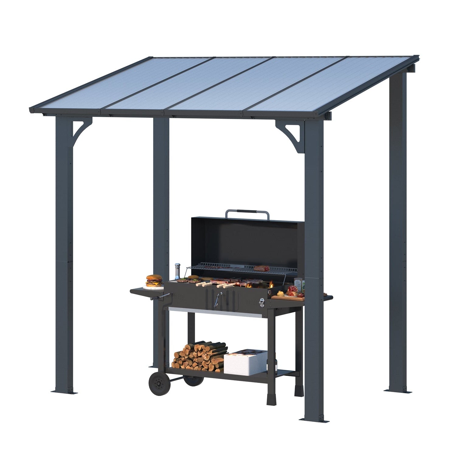 YODOLLA 8' x 5' Gazebo Outdoor Pergola