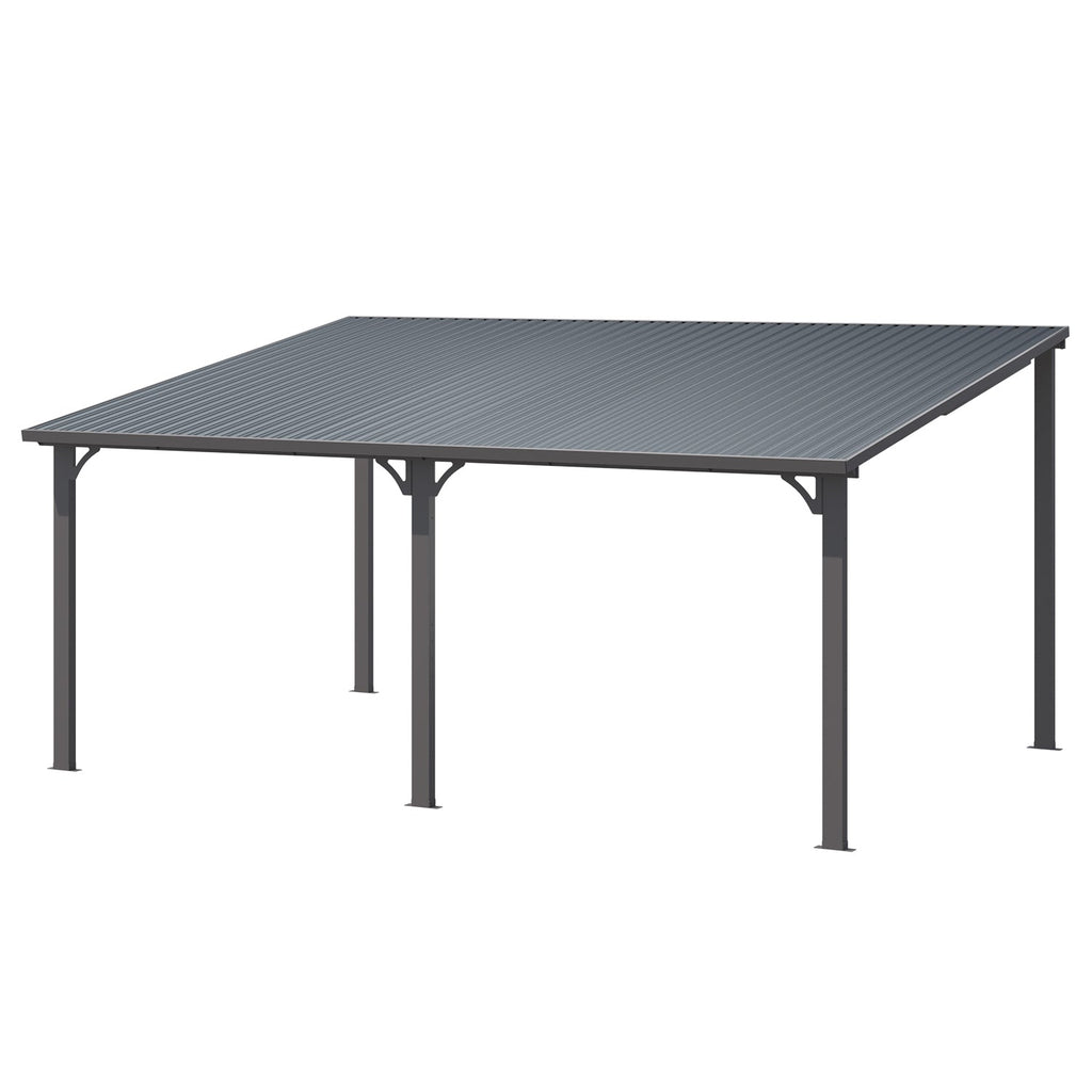 YODOLLA 16' x 12' Outdoor Pergola Hardtop Gazebo