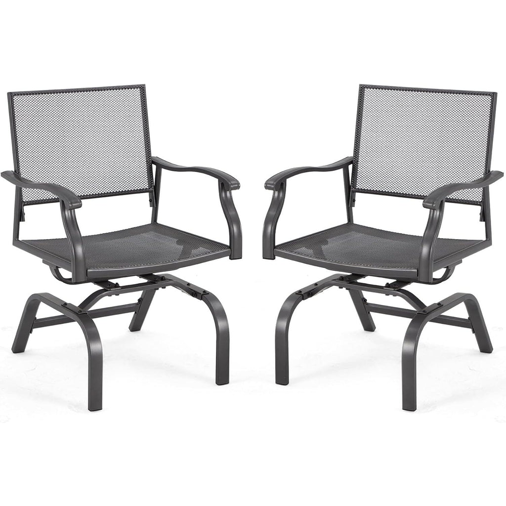 YODOLLA Outdoor Metal Rocker Chair Set of 2best