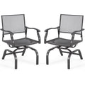 YODOLLA Outdoor Metal Rocker Chair Set of 2best