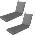 YODOLLA Chaise Lounge Cushions, Patio Sun Lounger Replacement