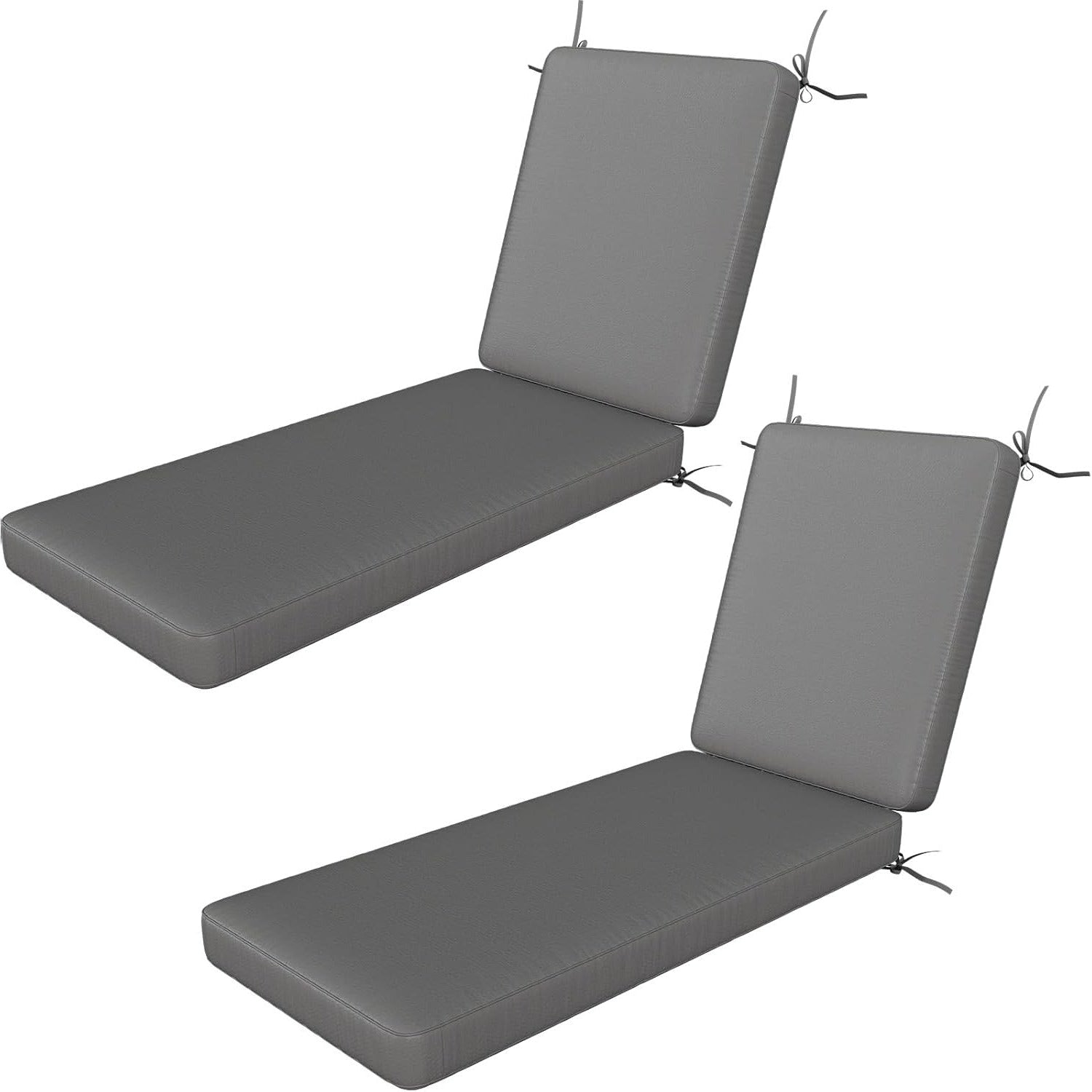 YODOLLA Chaise Lounge Cushions, Patio Sun Lounger Replacement