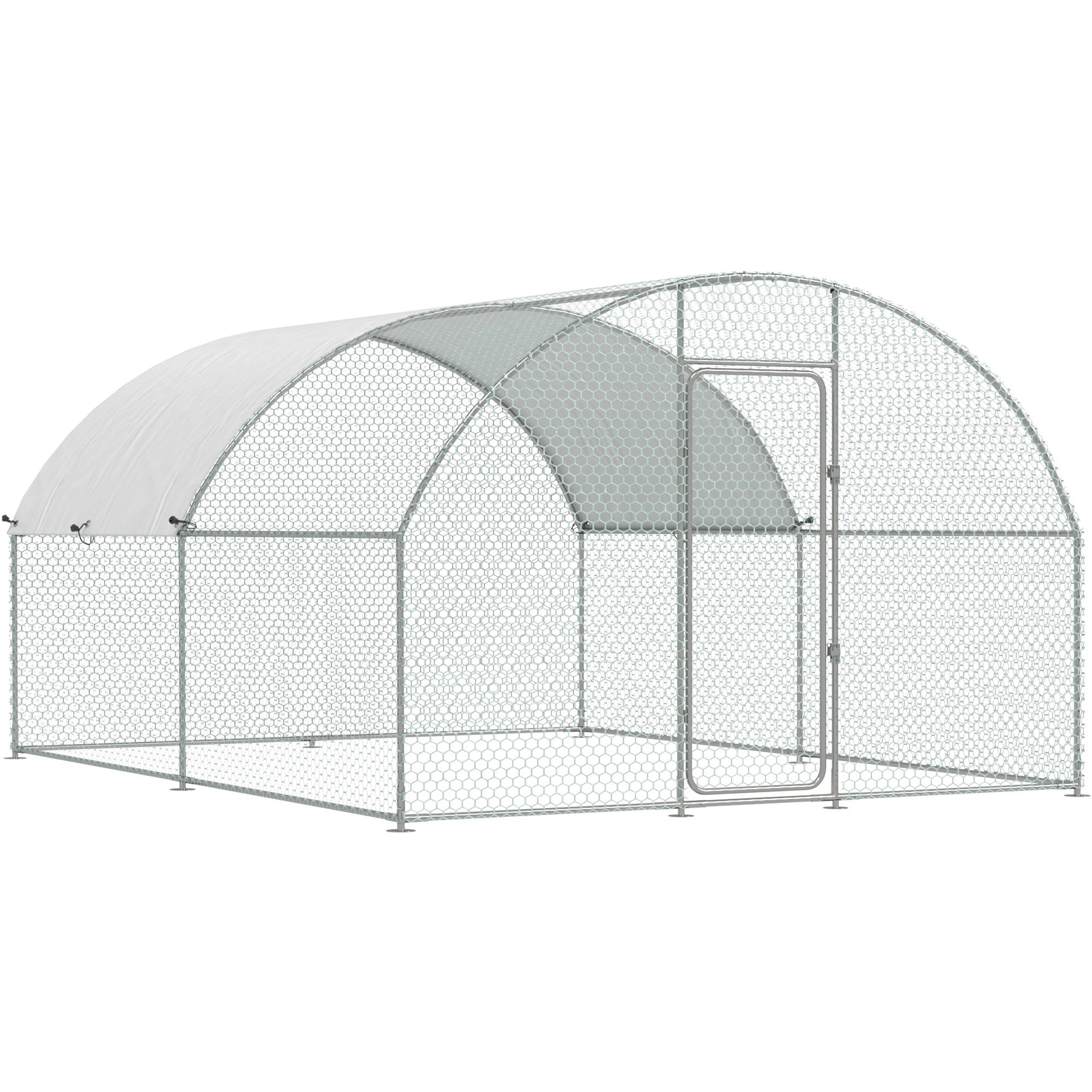 YODOLLA 4m Large Metal Chicken Cage with dome