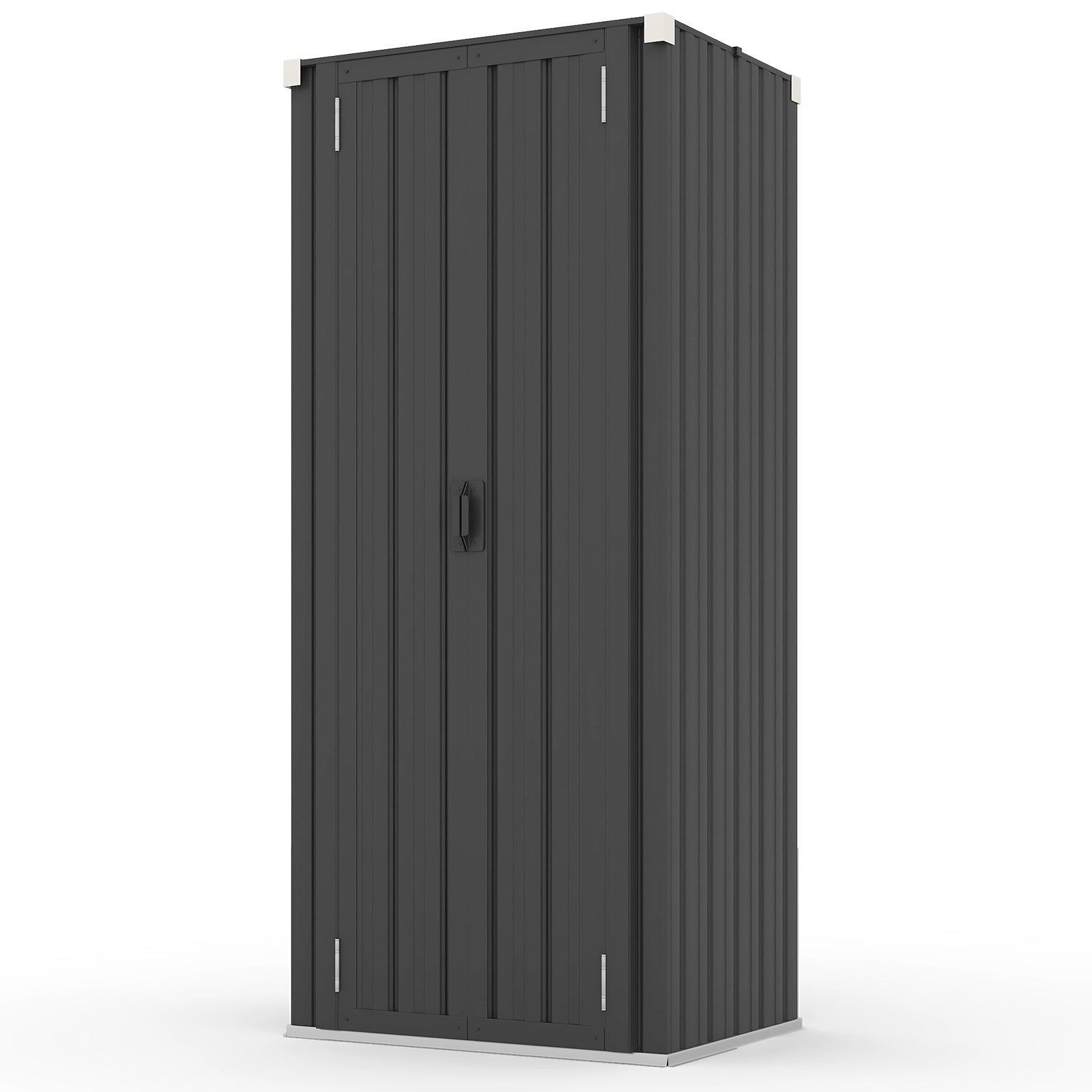 YODOLLA Vertical Garden Storage Shed, Gray