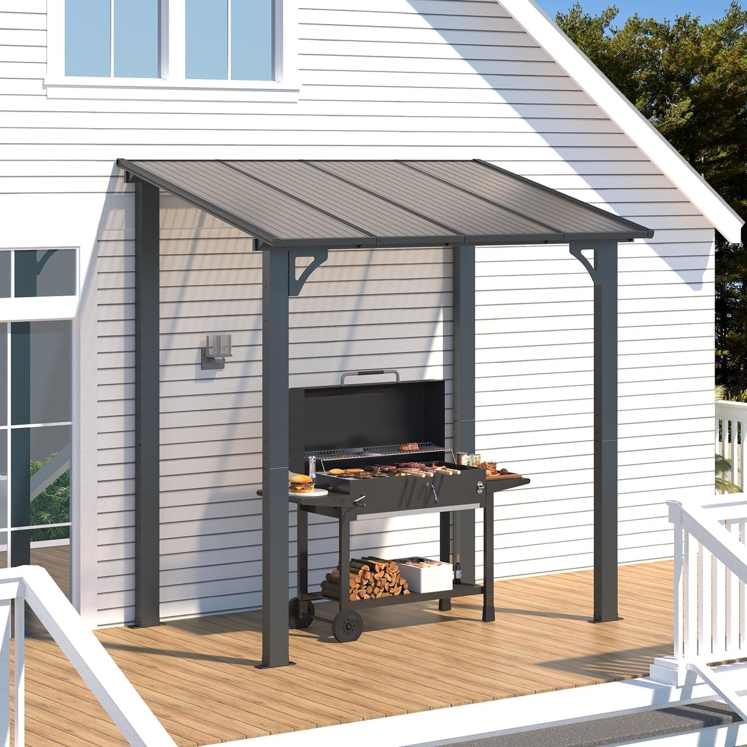 YODOLLA 8' x 5' Gazebo Outdoor Pergola