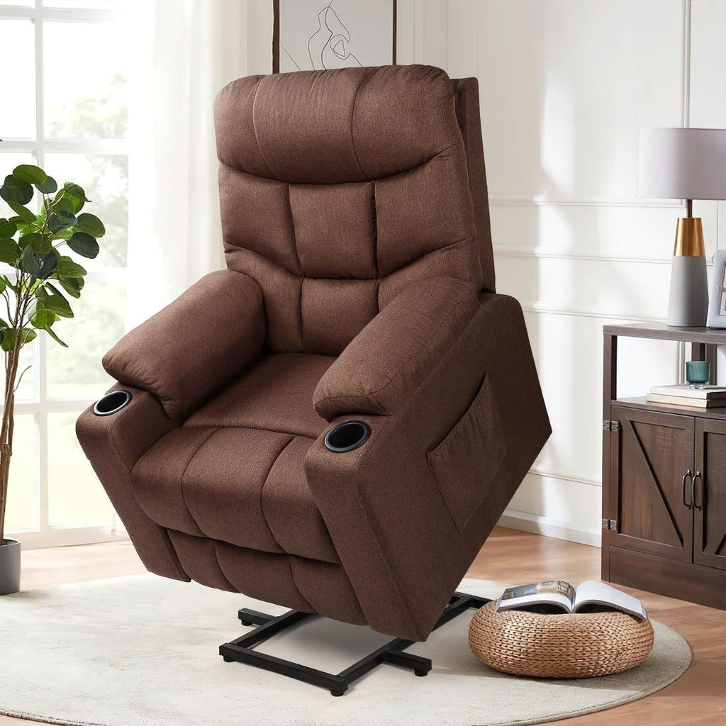 YODOLLA Massage Power Lift Recliner for Elderly, Electric Lift Chair, Brownbest