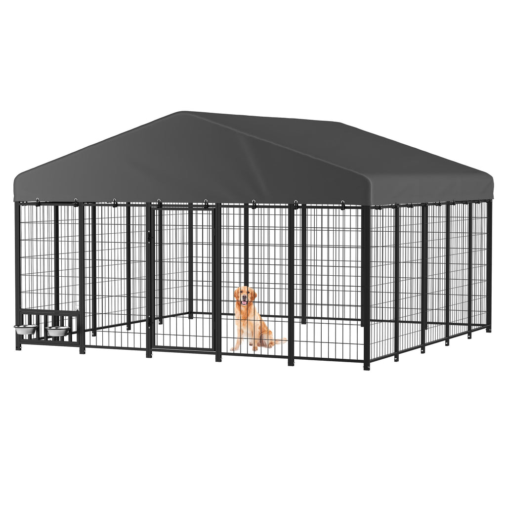 YODOLLA 10x10 Heavy Duty Outdoor Dog Kennel