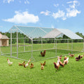 YODOLLA 6M Large Walk-in Metal Chicken Cage