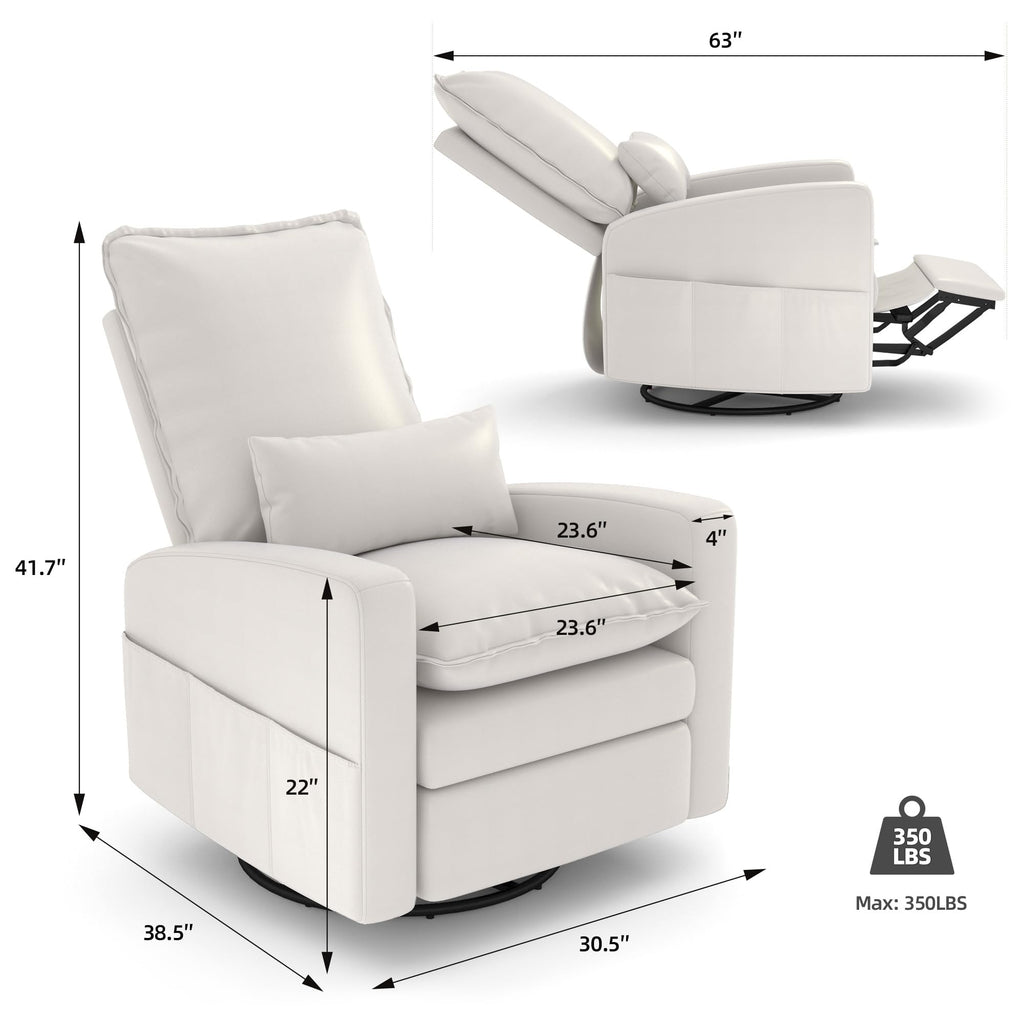 YODOLLA Power Recliner Chair Modern Electric Reclining Sofa Chairbest