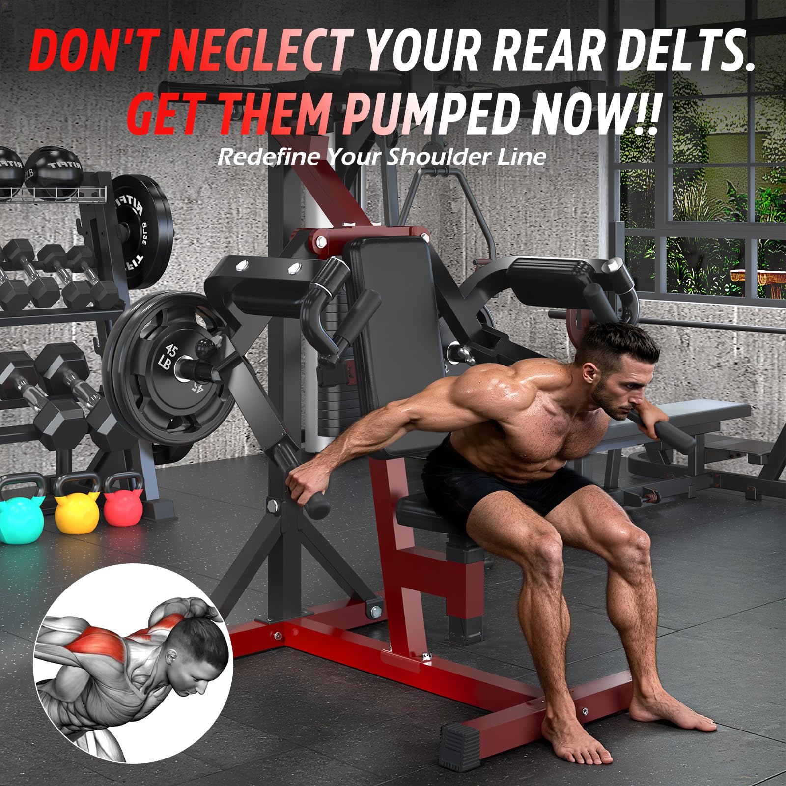 YODOLLA Deltoid and Shoulder Press Machine