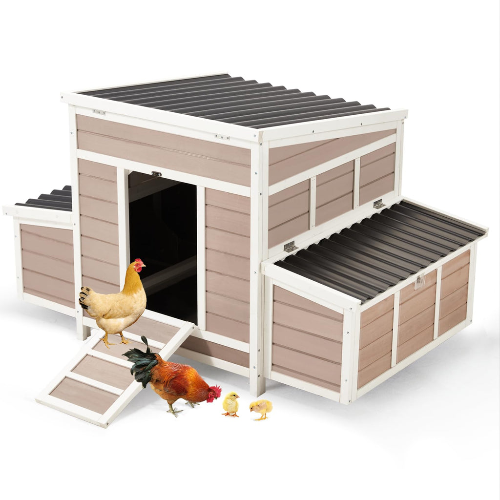 YODOLLA 56" Large Chicken House Hen House for 6 Chickensbest