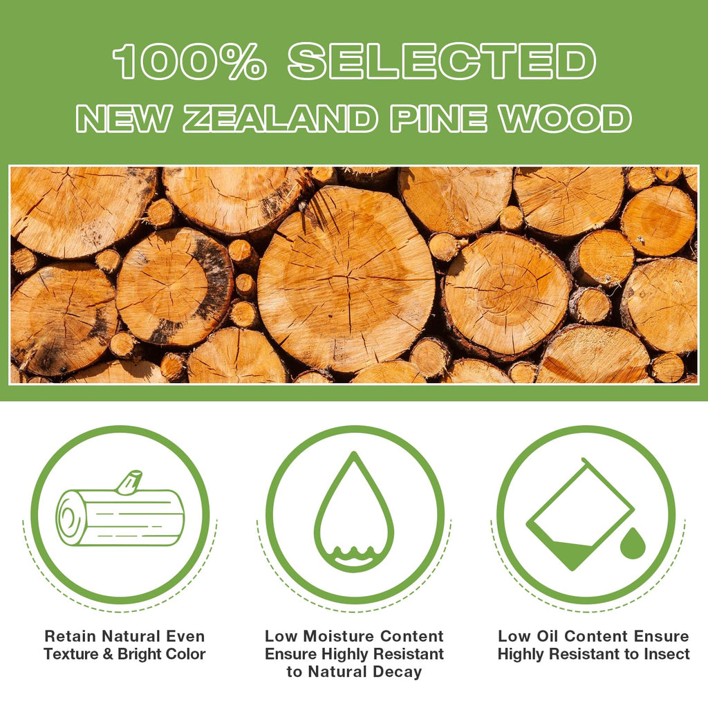 YODOLLA 14'x12' Wooden Gazebo on Clearance, Pergolas with  Arlington Polycarbonate Pyramid Hip Roof, Brown Roof