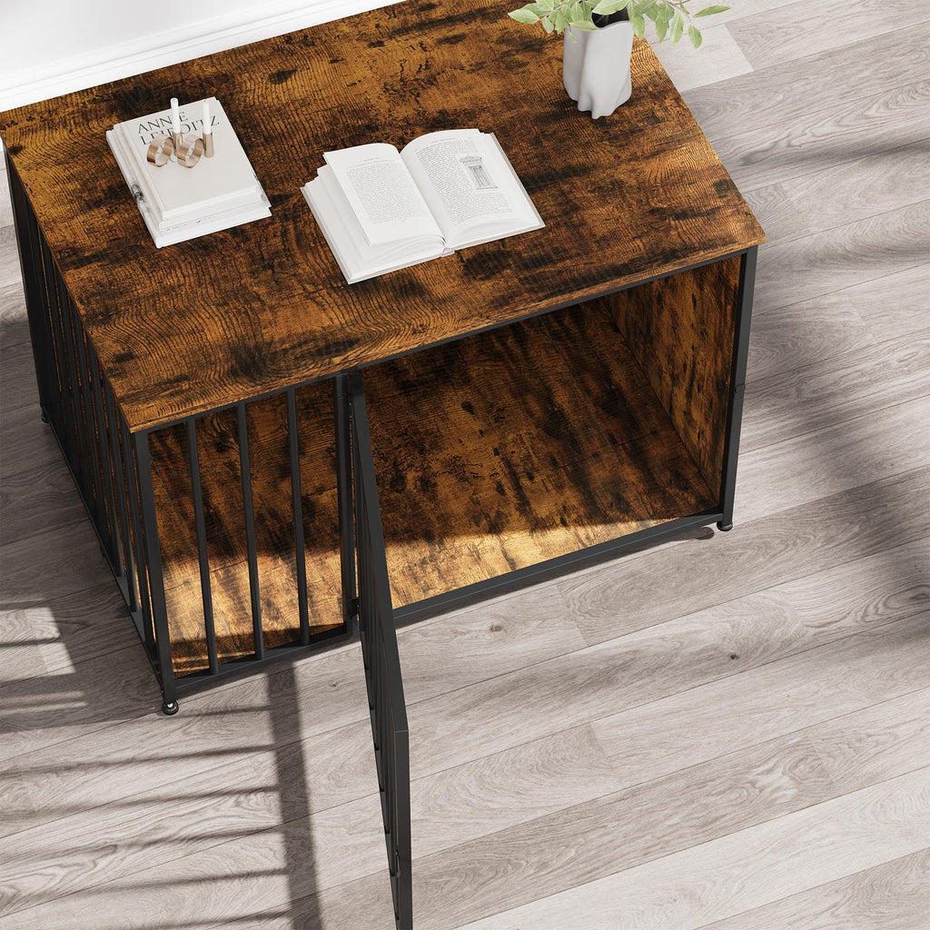 YODOLLA 42 Inch Dog Crate Furniture Pet Cage End Table