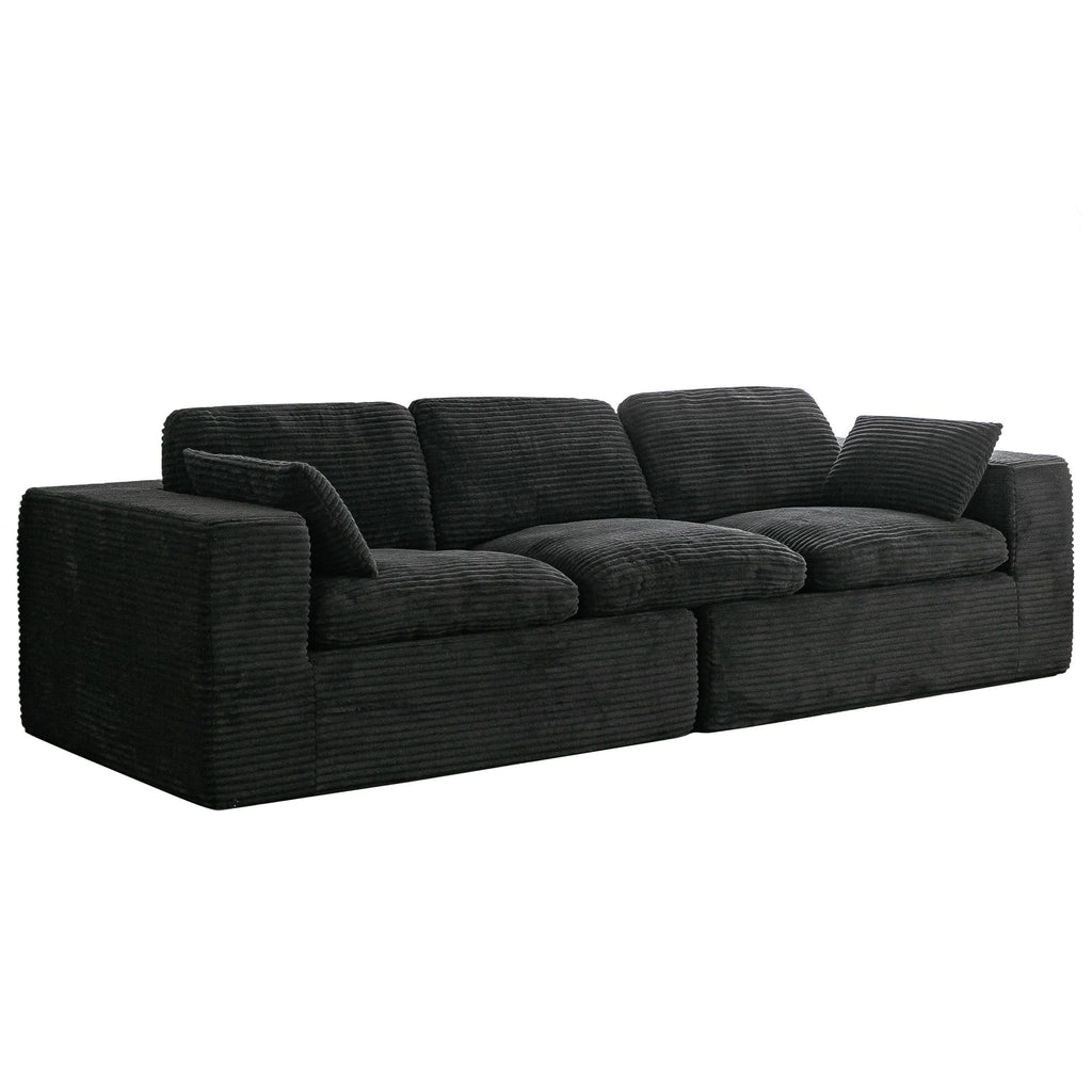 YODOLLA 110" Oversized Sofa Cloud Boneless Couch